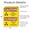 Signmission Radiation & Laser Sign, 18 in H x 12 in W, Vinyl Decal, Rectangle OS-2PACK-CR-D-1218-L-10169 - alternate 3